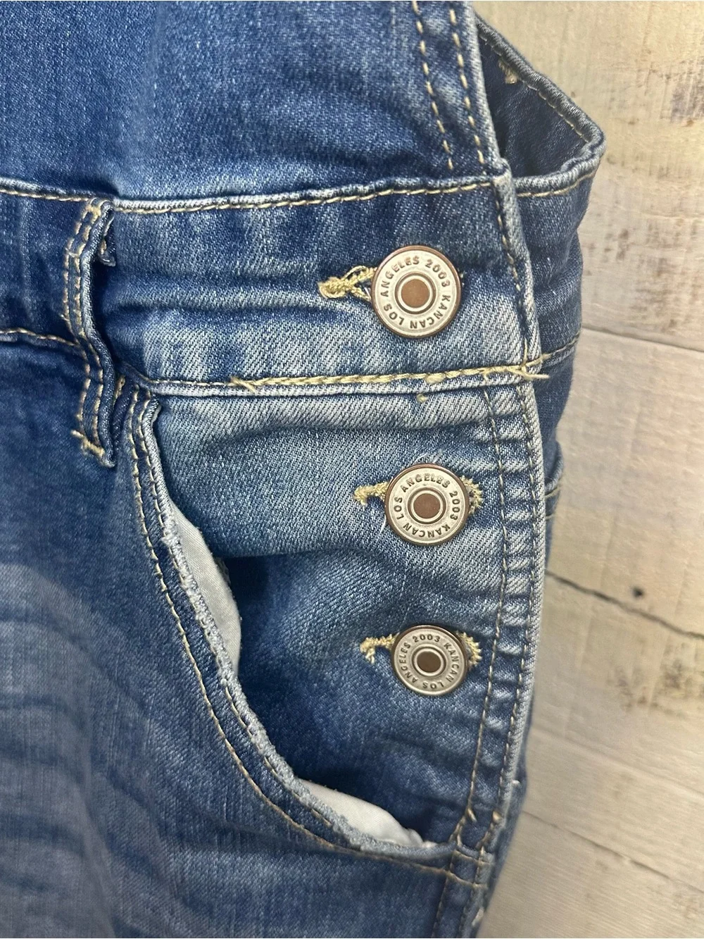 KanCan denim overalls